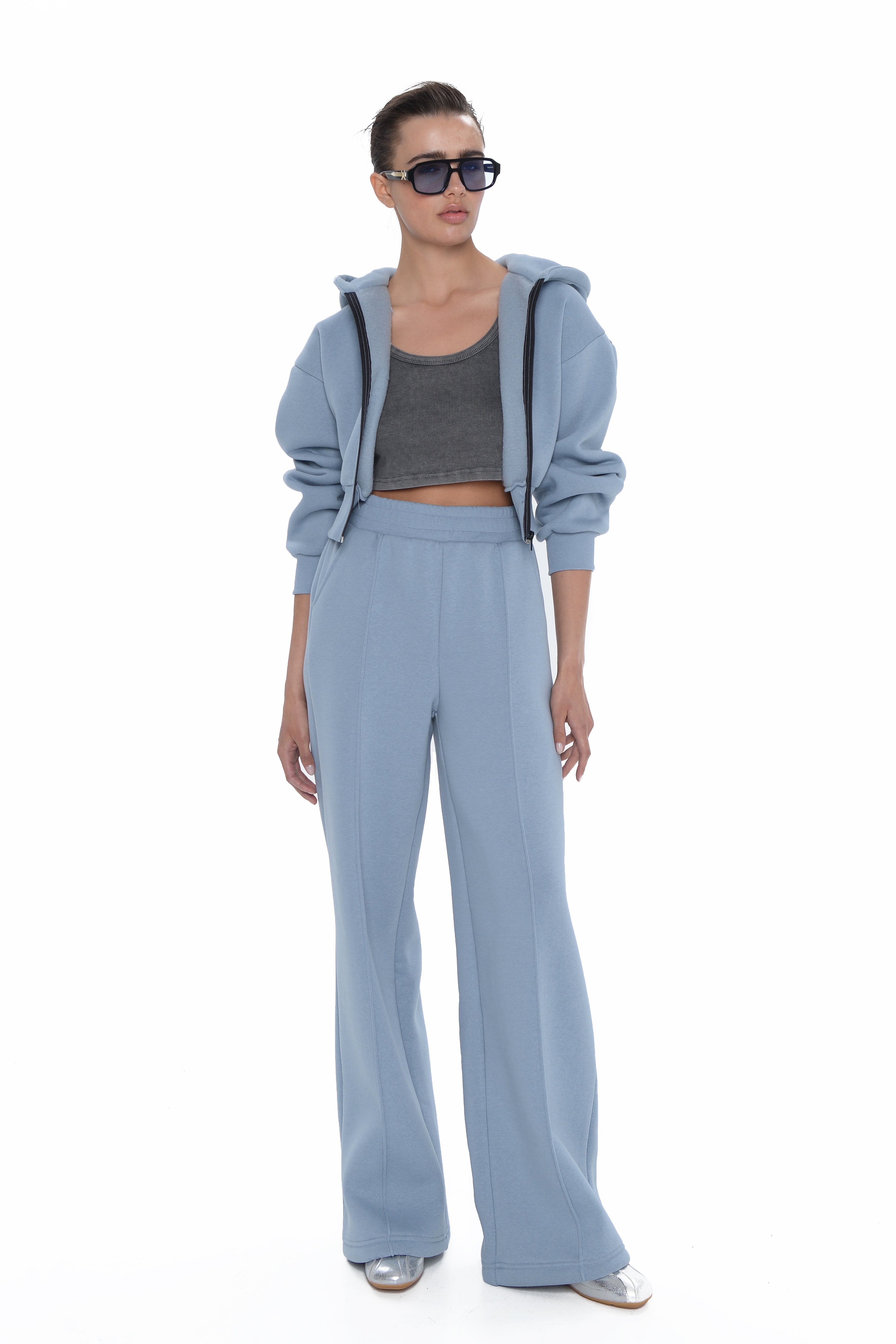 Suzara Indigo Tracksuit / Dusty Blue