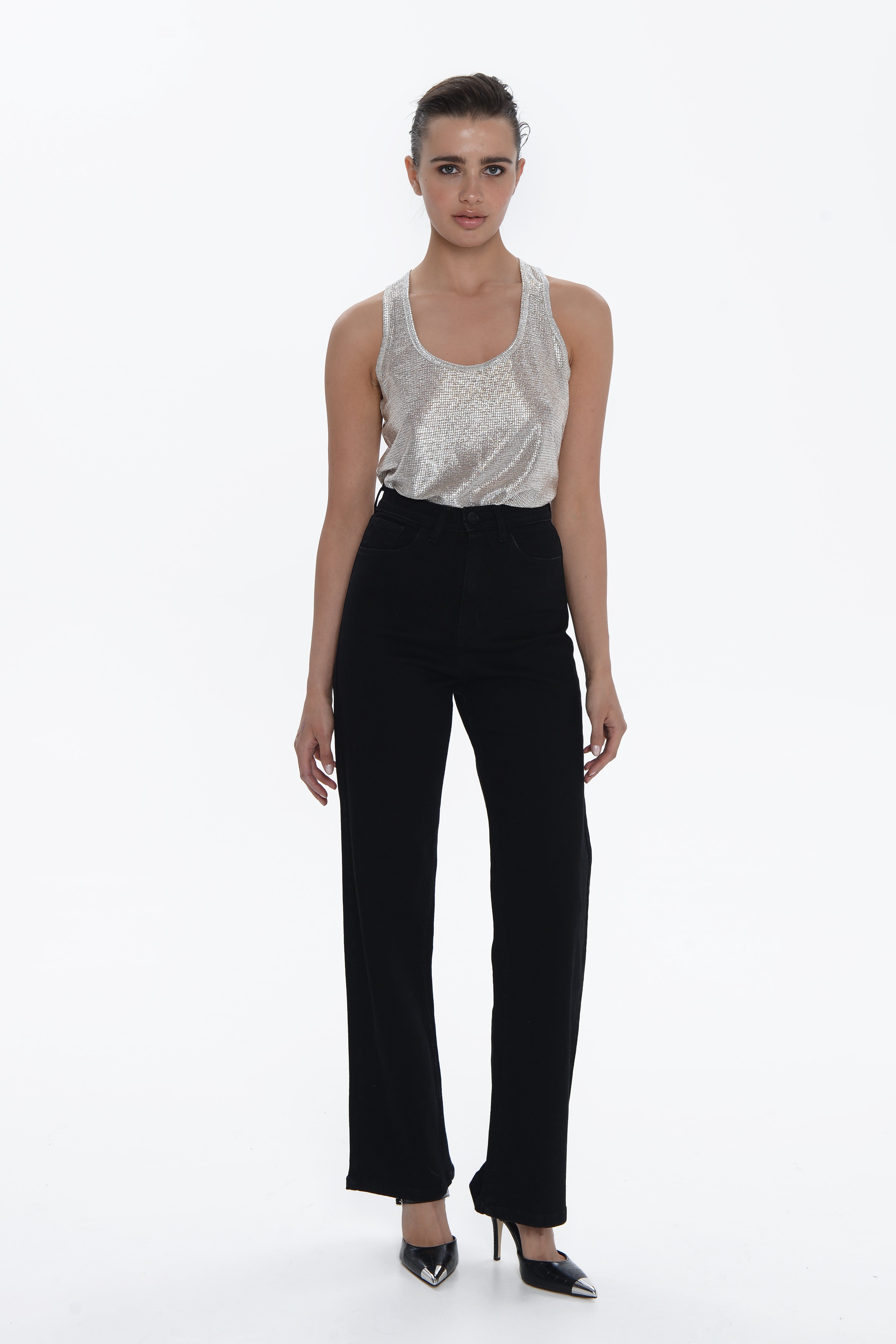 Ariana Flare Denim / Black