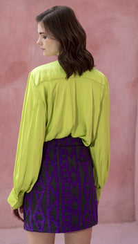 Calypso Skirt / Grey-Purple