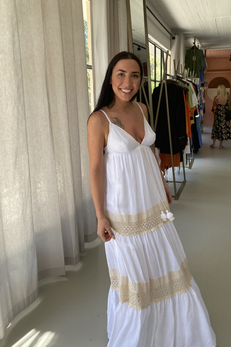 Anise Dress / White