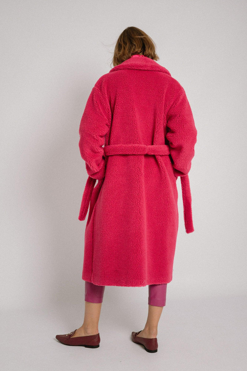 Marisha Teddy Coat / Pink